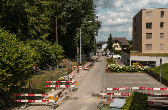 Halbzeit an der Schürstrasse / Hohrütistrasse