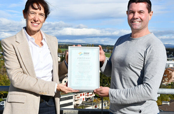 Bestätigtes Qualitätssiegel für Wasserversorgung Emmen